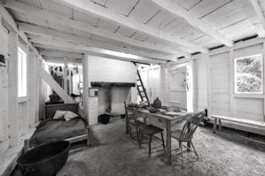 Rebuilt center chimney